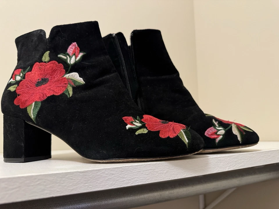 Ботинки Kate Spade New York Langton вышитые замшевые размер 10 B(M) - Изображение 2 из 4