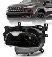 Xenon HID Model Only Headlight Assembly Compatible with Jeep Cherokee 2014-2018