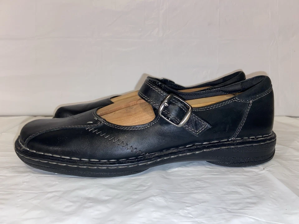 Zapatos Mary Jane Bass Mallory Negro Aprendiz 11M Correa Hebilla Foto 4 de 4