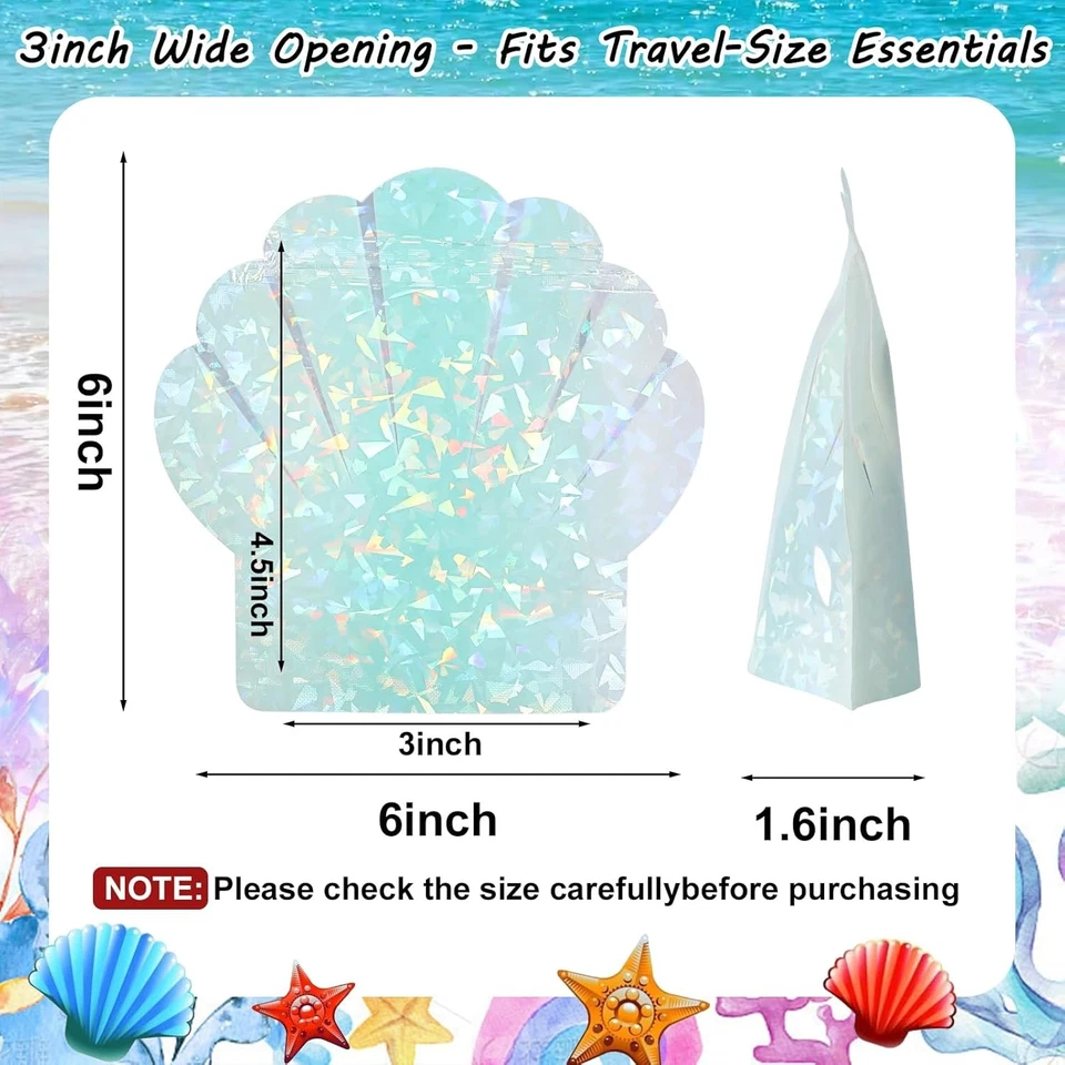 Sariiraw 20 Piezas Kit de Resaca Seashell Bolsas para Favores de Despedida de Soltera, Playa  Foto 2 de 4