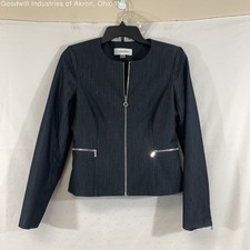 Gently Loved Calvin Klein Grey Women's Jacket, Sz. 6P