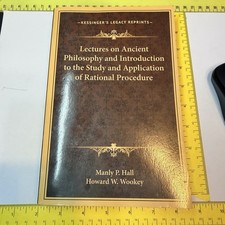 Lectures on Ancient Philosophy & Introduction... Manly P Hall Rare Book