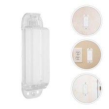 4Pcs Durable Transparent Light Switch Cover Plate with Moisture Resistance