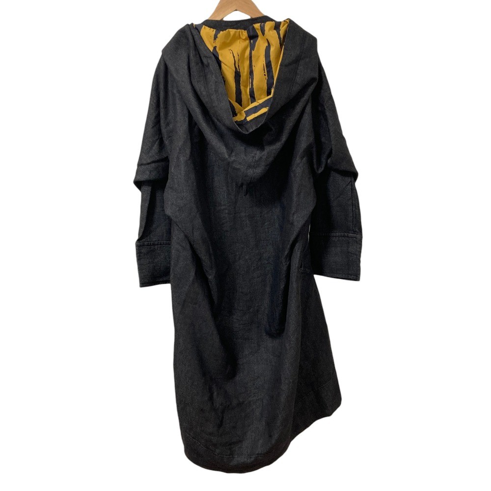 Vivienne Westwood Anglomania Sweat Denim Hoodie Coat, 38 Dark Gray