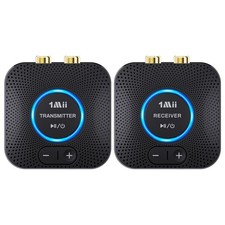 1Mii 2.4GHz Wireless Audio Transmitter Receiver Set for TV, 262Ft/80M Long Ra...