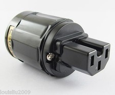 5x High Quality C-029 US Power Female IEC Connector for Audio Black