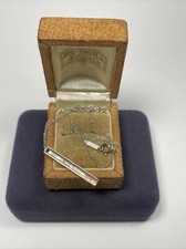 Autentica collana a barretta Tiffany & Co argento sterling metallo rubedo 1837