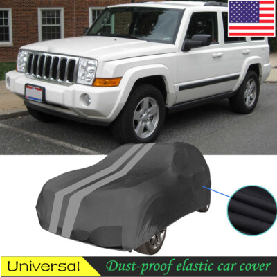 Black/Grey SUV Dust-proof elastic car cover indoor vehicle for JEEP  commander