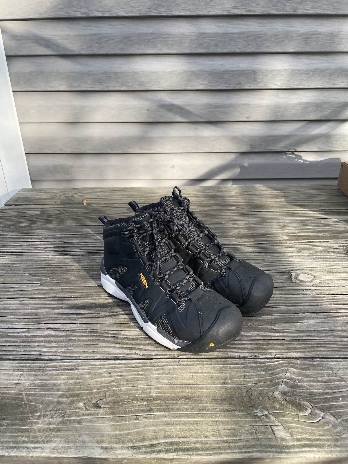 Keen Utillity Mens San Antonio Mid Aluminum Toe Boots *Barley Worn* eBay