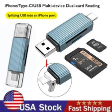 OTG/USB MULTI FUNCTION CARD READER WRITER MICRO SD/SD USB 3.0 ADAPTER For Phone