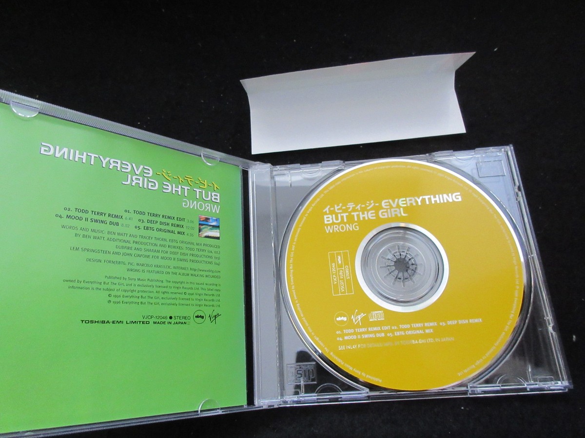 Everything But The Girl Driving Wrong Japan CD Single EBTG C86