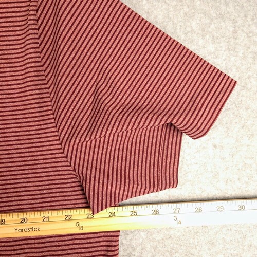 Under Armour gestreiftes Golf Poloshirt HeatGear Performance sportlich rot Größe 2XL - Bild 7 von 8