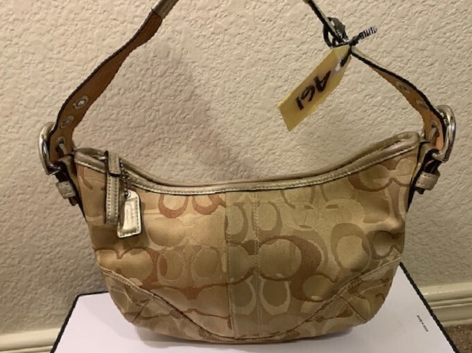 Coach Soho Bag Leather Strap Adjustable