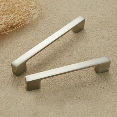 6Pcs Silver Kitchen Cupboard Cabinet Door Handles Wardrobe Knobs Drawer Pulls