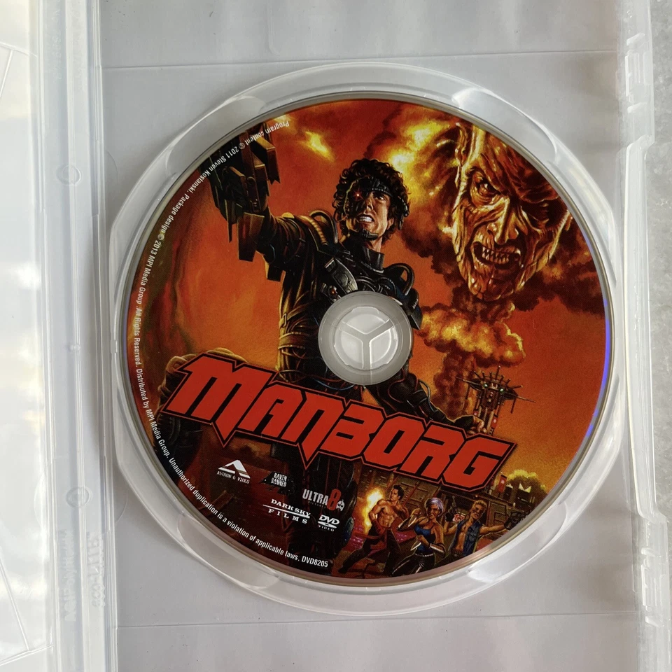 Manborg (DVD, 2013) Jeremy Gillespie Dark Sky Films HTF RARE CULT CLASSIC OOP Foto 3 de 3