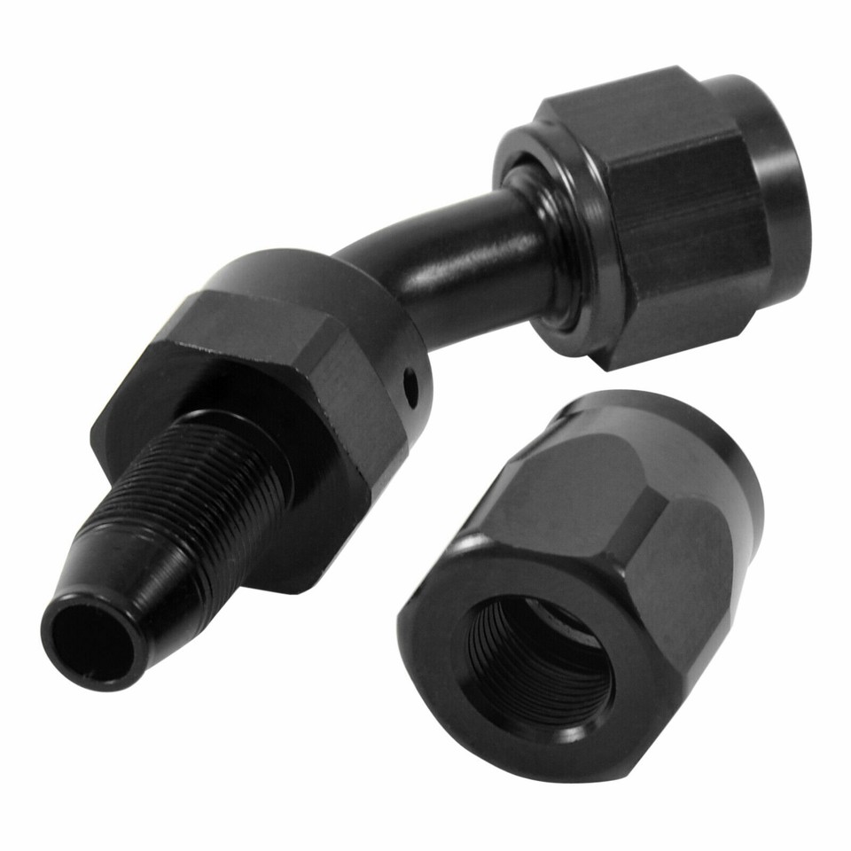 2Pcs 6AN 8AN 10AN 12AN Swivel Oil Fuel Air Gas Line Hose End Fitting Elbow 0 ° E - Foto 11