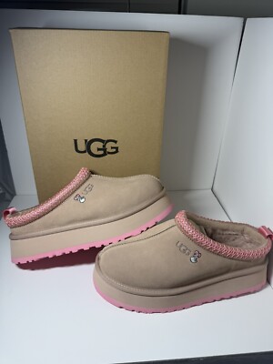  Size 9 Women s Ugg Tazz Love  25 Slipper Arroyo Tropical Pink Mule BRAND NEW 