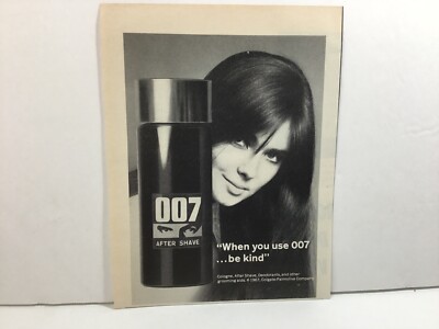 Colgate, After Shave Deodorant, Vintage 1967 Print Ad.