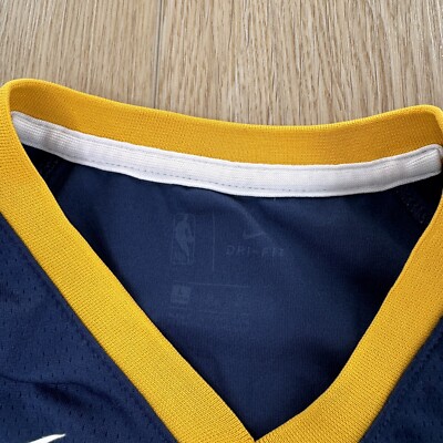 NBA Donovan Mitchell Youth Sz Large Navy Blue Swingman Jersey 45