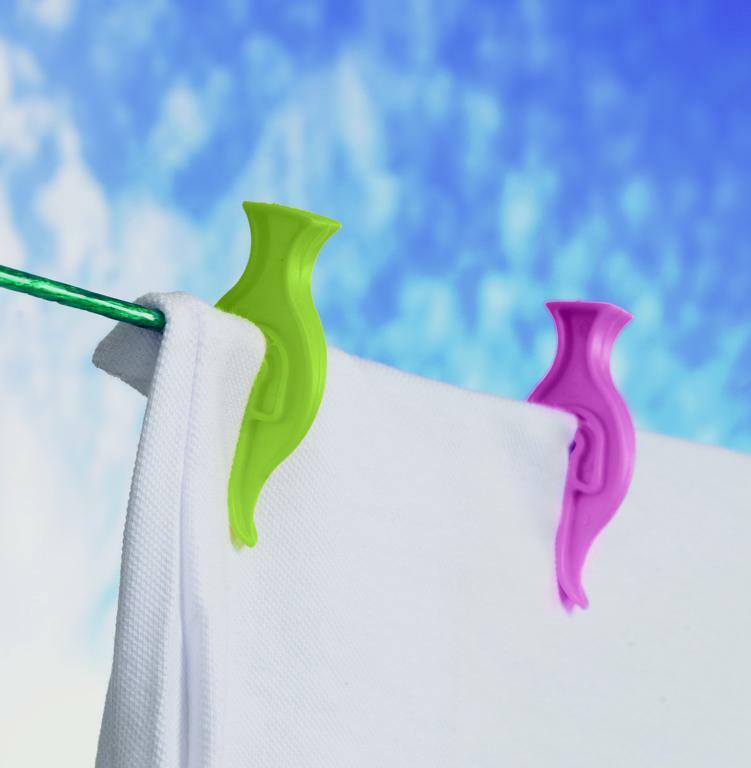 50x SupaHome Plastic Weatherproof Spring Free 61mm Clothes Laundry Hanging Pegs