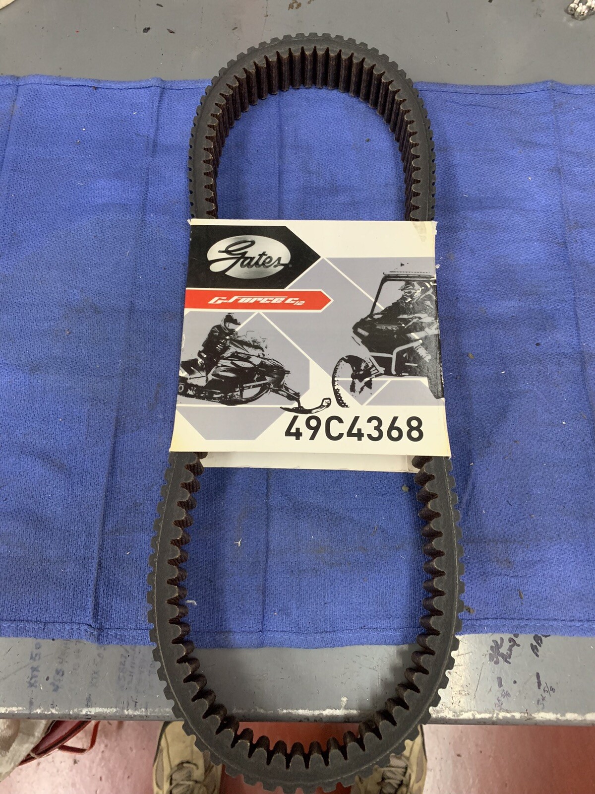 Gates 49C4368 Carbon Fibre Snowmobile Drive Belt Ultimax XS827 XS829 eBay