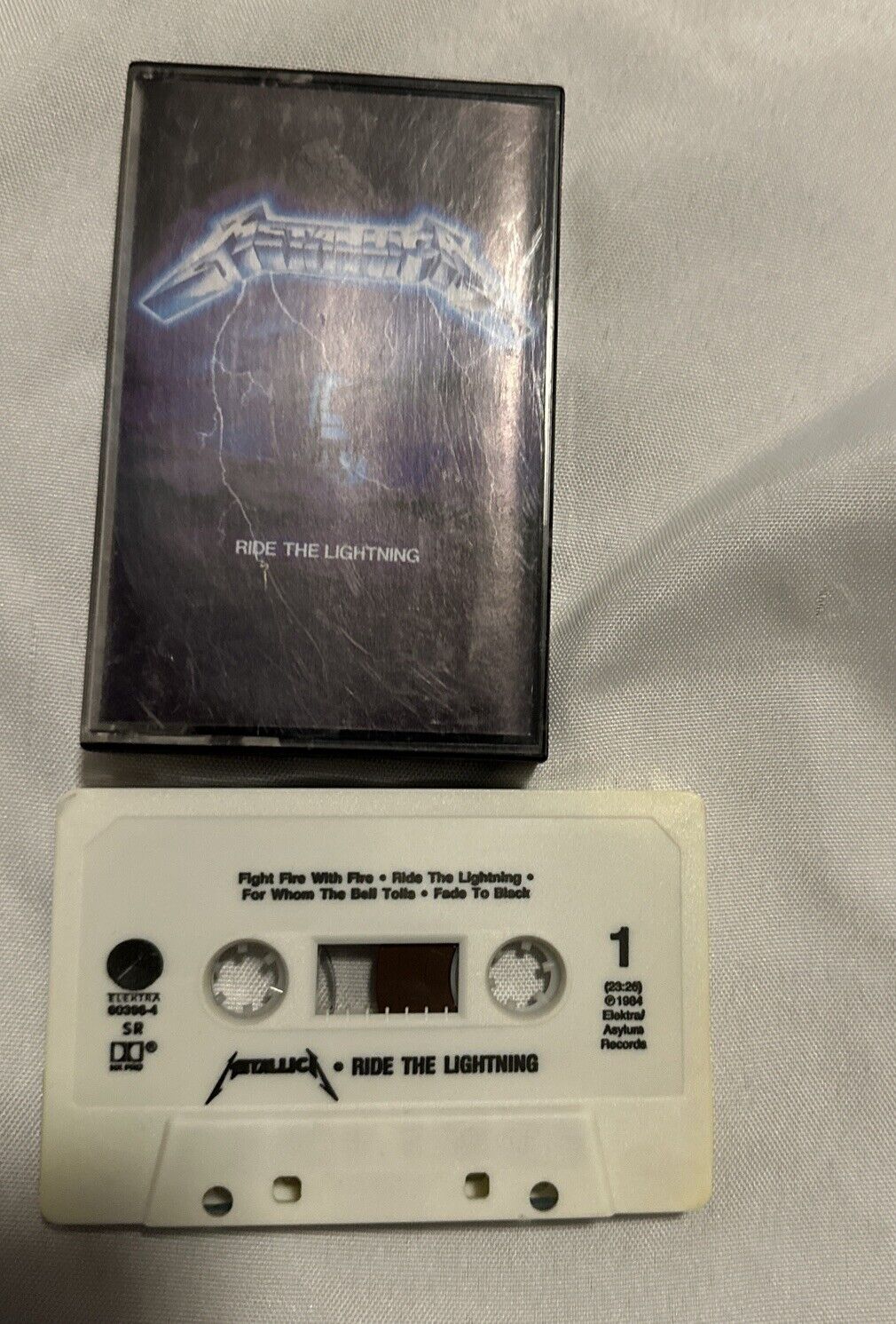 Metallica - Ride The Lightning Cassette Tape 1984 Clean Tested