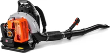 63 CC Gas Backpack Leaf Blower - 2-Stroke Engine, High-Velocity 665 CFM, Ergonom