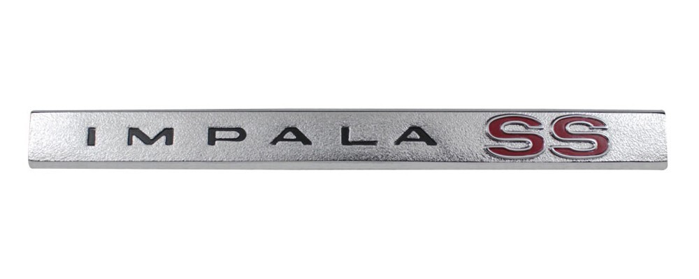 NEW Trim Parts Rear Lower Molding Emblem / FOR 1965 CHEVY IMPALA
