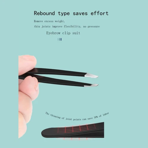 6Pcs Professional Tweezers Multi-Purpose Eyebrow Tweezers & Ingrown Facial Hair - Picture 9 of 23