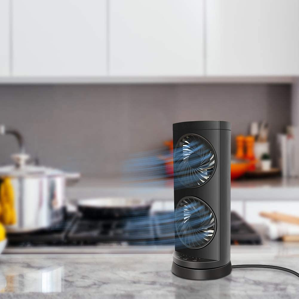 16 Inch Personal Small Bladeless Fan Cooling Fan For Bedroom Home Office Desktop 60 Oscillation Quiet Cooling Dr Prepare Oscillating Tower Fan Desk Table Fan With 3 Speeds Household Fans Tower Fans