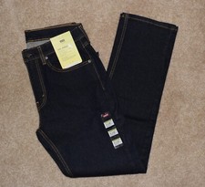 New Mens Levis 31 X 32 Jeans 506 Straight Leg Dark Wash Flex Denim