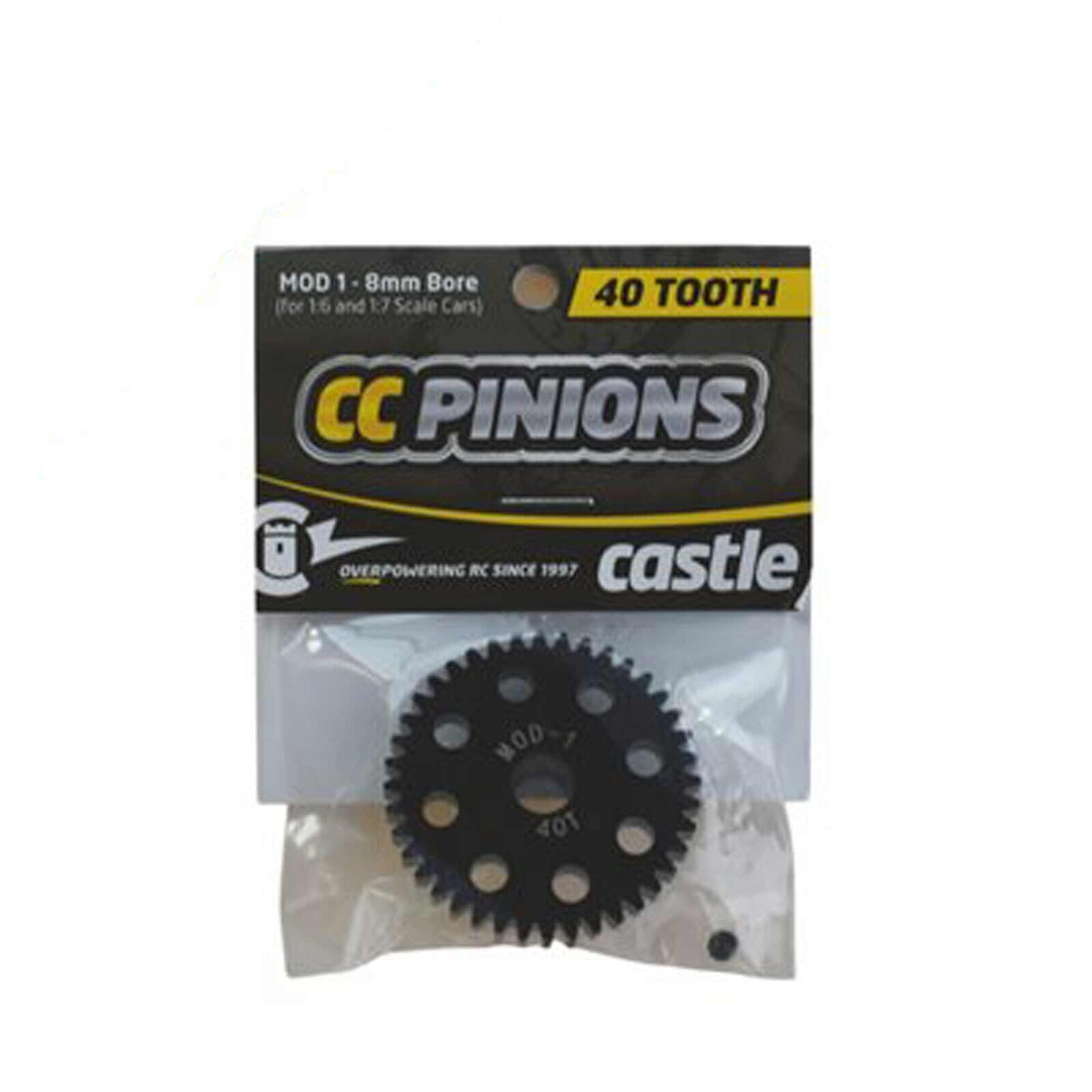 Castle Creations CC Pinion 40T Mod 1 8mm Bore Gear CSE010006536