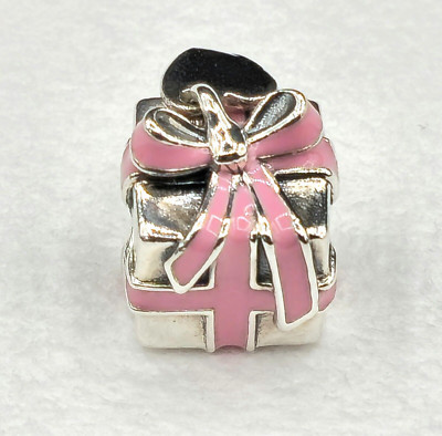Neu Original Pandora Mit Liebe verpackt Geschenk Charm 791132EN24