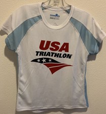 Womens Sweat Vac USA Triathlon Top Size Small