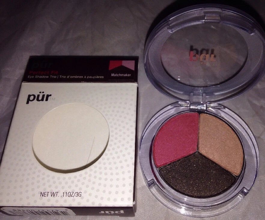 Pur Minerals Perfect Fit Eye Shadow Trio *MATCHMAKER* Pink/Rose/Brown BNIB $26+ - Image 4 of 4