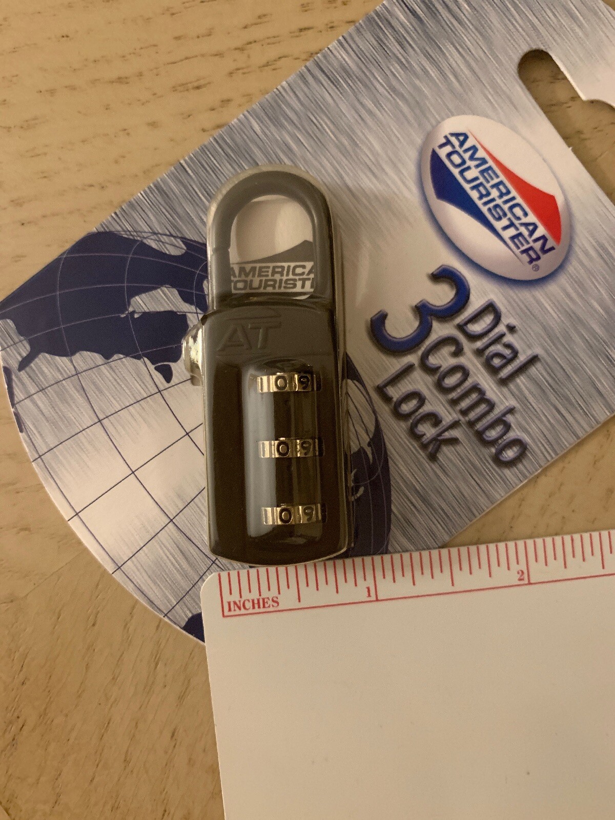 PACKAGE American Tourister 3 Dial Combo Luggage Combination LockNew