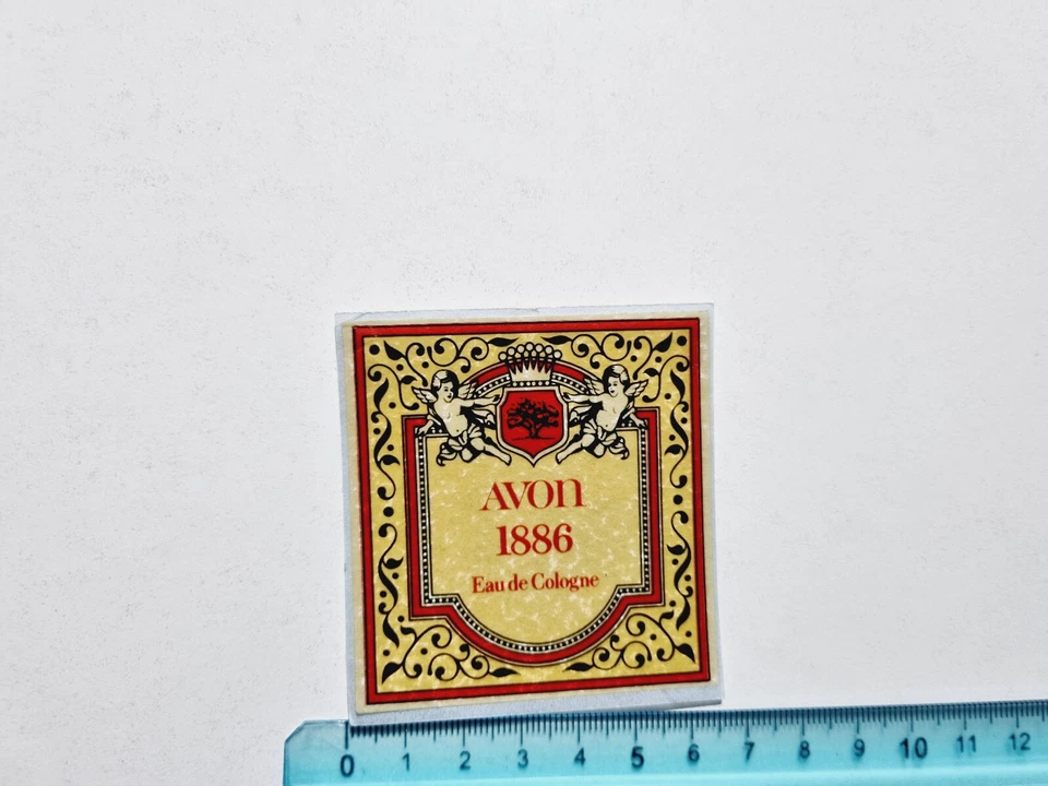 Aufkleber Avon 1886 Eau de Cologne Sticker Vintage 80er Original - Bild 1 von 1