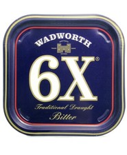 Wadworth  6x Bitter Square Metal Drinks Tray