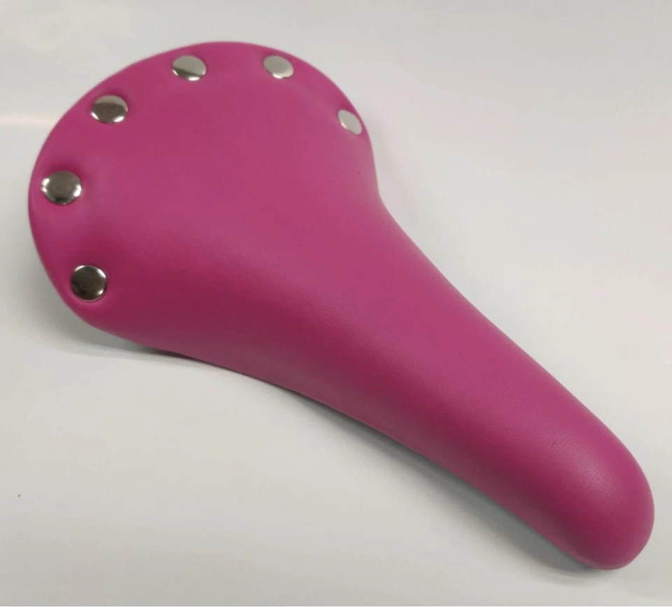 Asiento de bicicleta de vinilo MTB Button Fixie Touring Road Foto 3 de 4