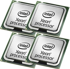 4xSERVER CPU Intel Processor Xeon 2600MHZ Socket 604 SL7HU For Continuous Use