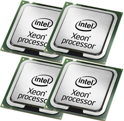 4xSERVER CPU INTEL PROZESSOR XEON 2600MHZ SOCKET 604 SL7HU FÜR DAUEREINSATZ 24/7