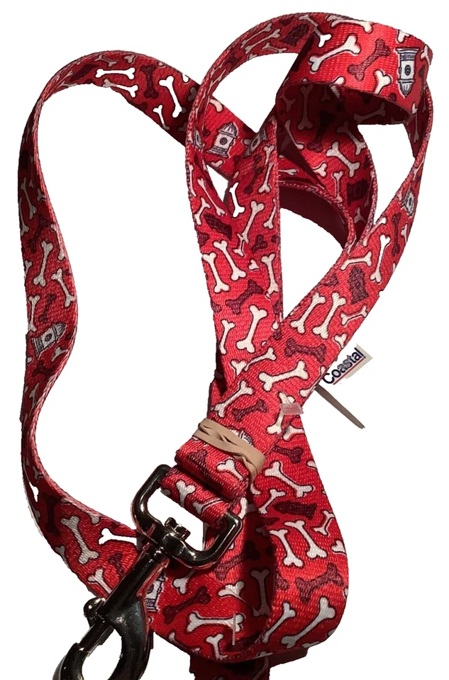 Correa de nailon cinta costera para mascotas y mascotas, 5/8" X 6" roja🦴o tropical🌺 Foto 4 de 4