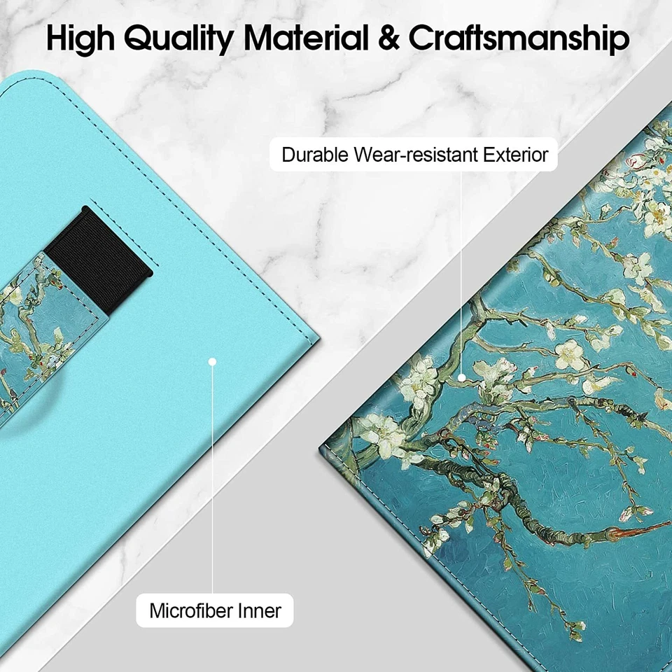 Case for Nook GlowLight 4 2021/GlowLight 4e 2022 Vegan Leather Folio Cover - Image 2 of 4