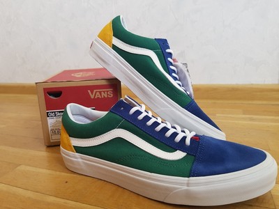 vans rouge jaune vert