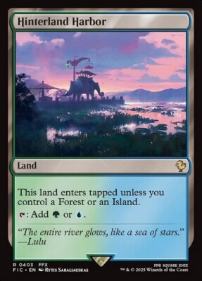 *MtG: 2x HINTERLAND HARBOR - Commander Final Fantasy Rare - magicman-europe*