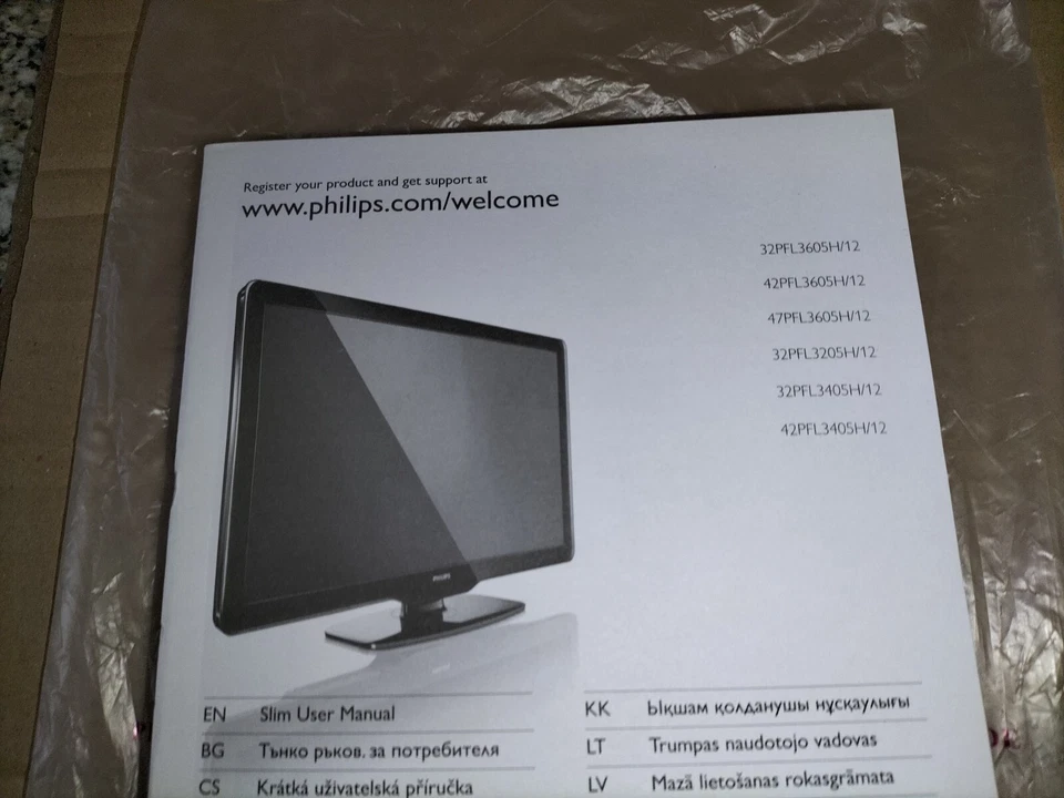 Manuale Cartaceo Libretto Uso E Manutenzione TV Televisore Philips Vari Modelli - Immagine 4 di 4