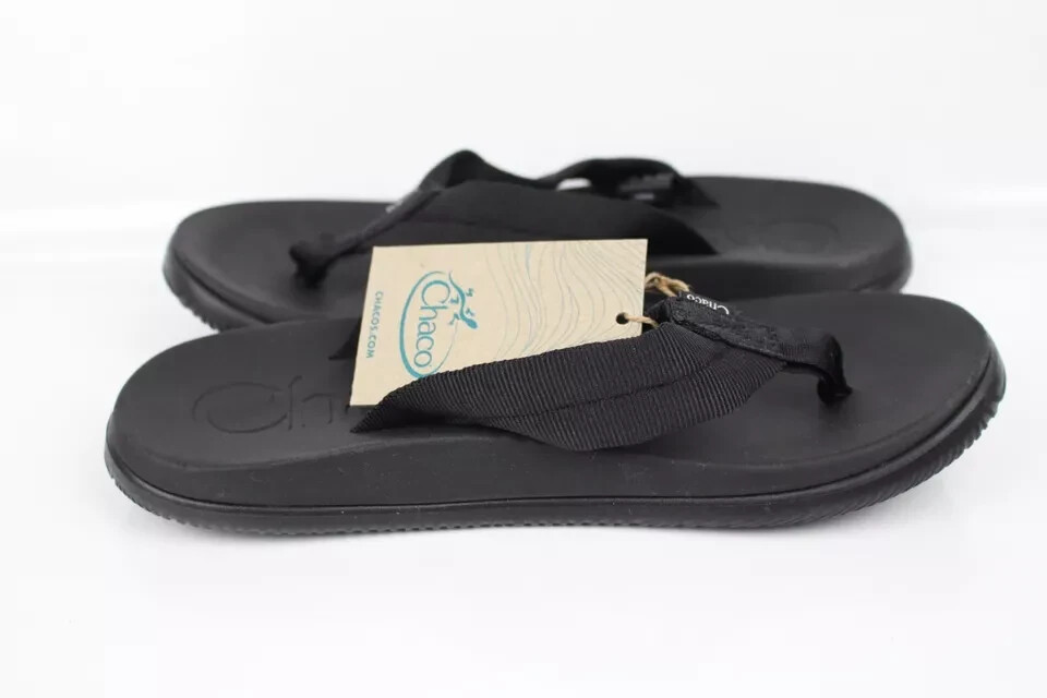 Chaco Men’s Chillos Flip Flops NWT In Tube Black Sz 10 Chaco Men main image 4