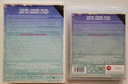 TRUE ROMANCE - BOX SET Blu-Ray UK : REGION SPECIFIC w/ Inserts - Picture 2 of 8
