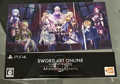 PS4 Sword Art Online Alicization Lycoris First Limited Game software Blu-ray CD