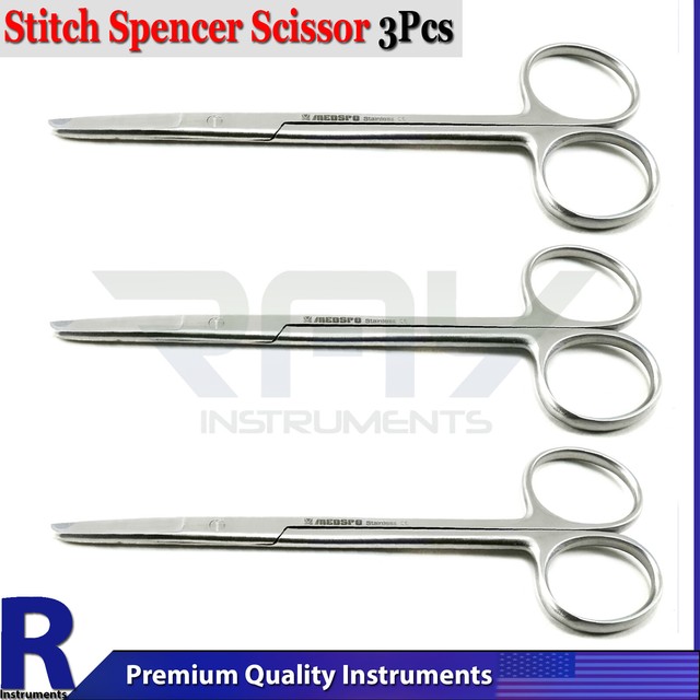 Dental Nurse Stitch Spencer Scissors Surgical Veterinary Suture Removal